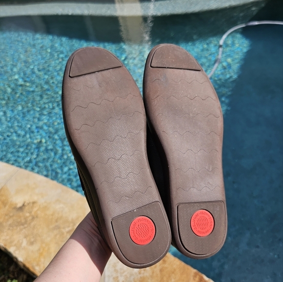 Fitflop LawerenceBOAT SHOES 030 MOKA shoes 11 - Picture 5 of 14